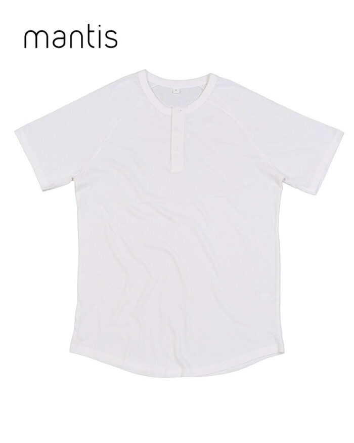 T-shirt-uomo-girocollo-maniche-corte-3bottoni-Mantis-mam177