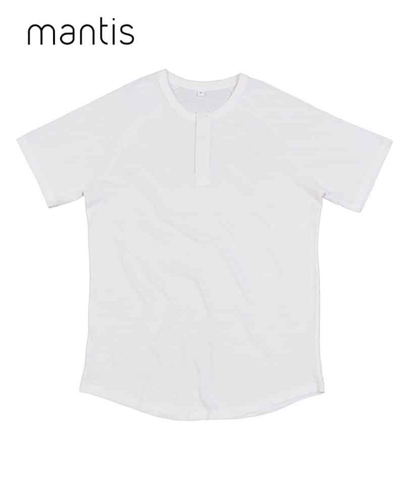 T-shirt-uomo-girocollo-maniche-corte-3bottoni-Mantis-mam177