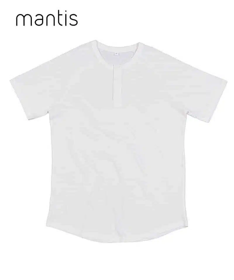 T-shirt-uomo-girocollo-maniche-corte-3bottoni-Mantis-mam177