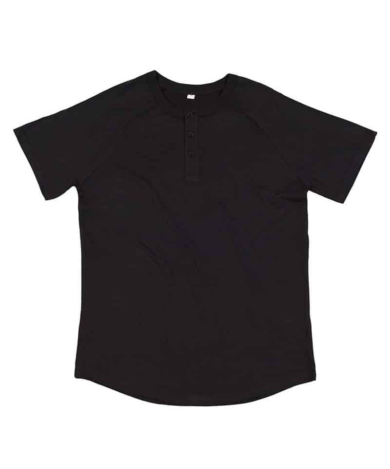 T-shirt uomo girocollo maniche corte 3 bottoni Mantis MAM177 7 T shirt uomo girocollo maniche corte 3bottoni Mantis mam177 nera