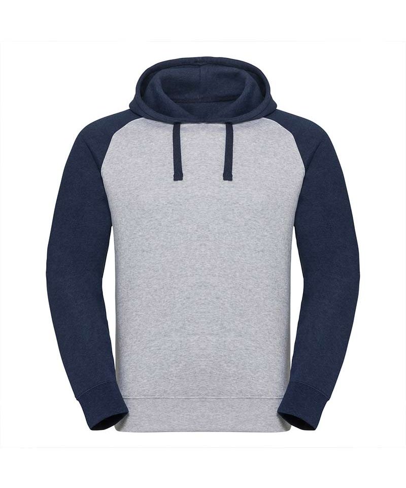 Felpa Uomo con cappuccio bicolore Russell JE269M 5 Felpa-Uomo-con-cappuccio-bicolore-Russell-JE269M-grigio-blu