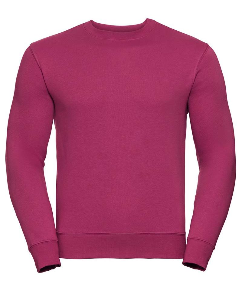 Felpa-uomo-con-maniche-set-in-tessuto-a-3-strat-russell-JE262M-fuchsia