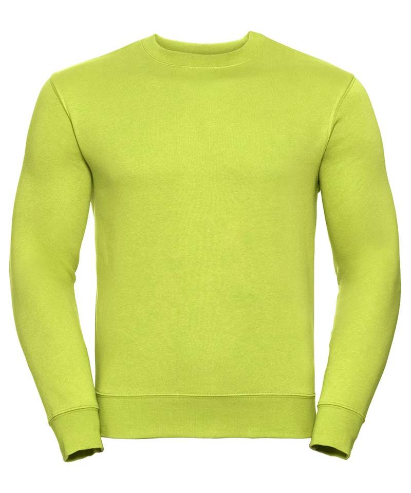 Felpa-uomo-con-maniche-set-in-tessuto-a-3-strat-russell-JE262M-giallo-limone