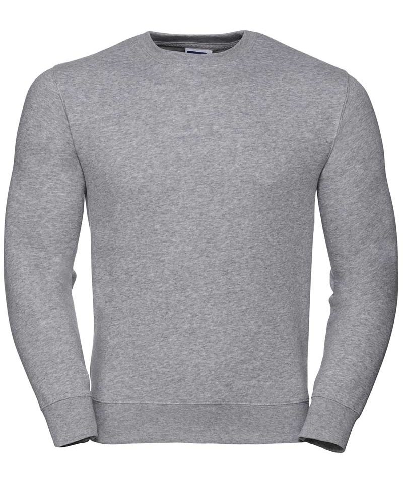 Felpa-uomo-con-maniche-set-in-tessuto-a-3-strat-russell-JE262M-grigio-chiaro-oxford
