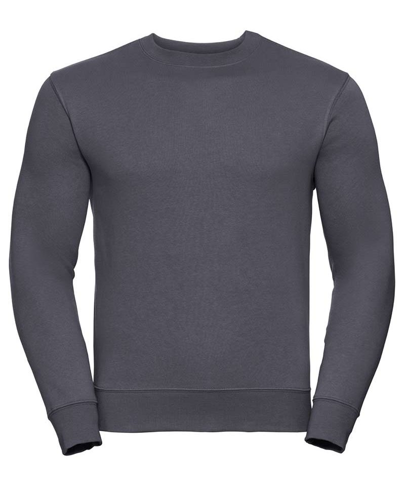 Felpa-uomo-con-maniche-set-in-tessuto-a-3-strat-russell-JE262M-grigio-medio