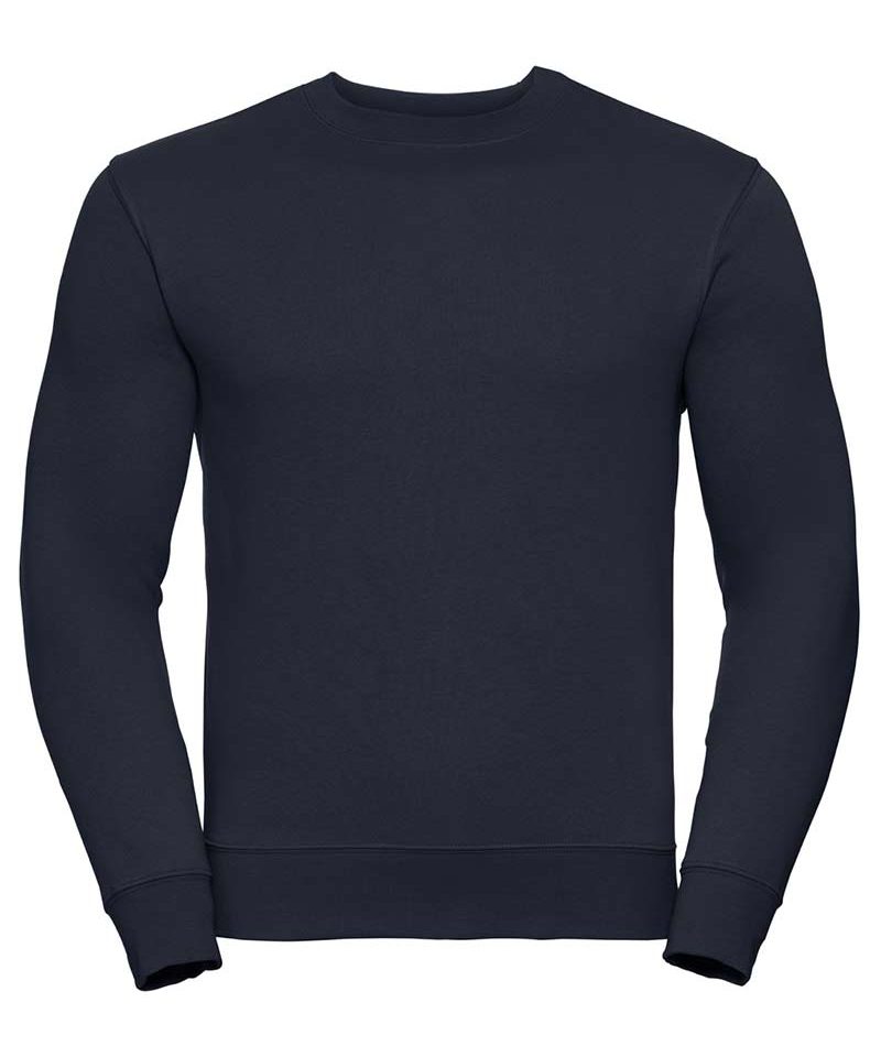 Felpa-uomo-con-maniche-set-in-tessuto-a-3-strat-russell-JE262M-navy