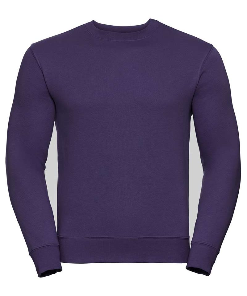 Felpa-uomo-con-maniche-set-in-tessuto-a-3-strat-russell-JE262M-porpora