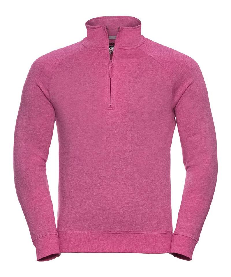 Felpa uomo con zip ¼ in plastica colletto Russell JE282M 5 Felpa-uomo-con-zip-¼-in-plastica-colletto-Russell-JE282M-Rosa