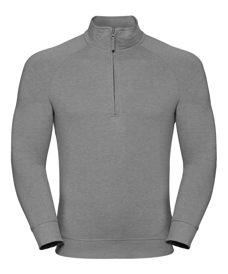 Felpa uomo con zip ¼ in plastica colletto Russell JE282M 8 Felpa-uomo-con-zip-¼-in-plastica-colletto-Russell-JE282M-grigio-argento