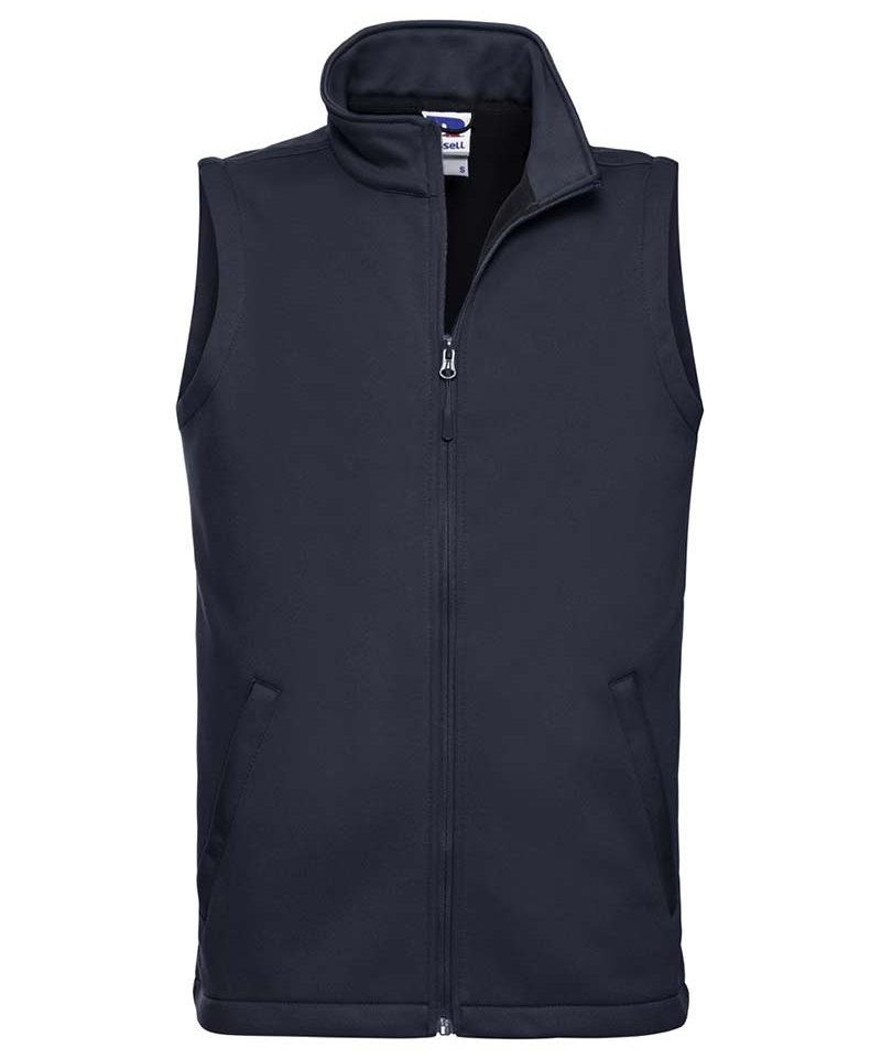 Giacca Uomo smanicata traspirante e resistente a vento e acqua due tasche con zip Russell JE041M 3 Giacca-Uomo-smanicata-traspirante-e-resistente-a-vento-e-acqua-due-tasche-con-zip-Russell-JE041M-blu-navy