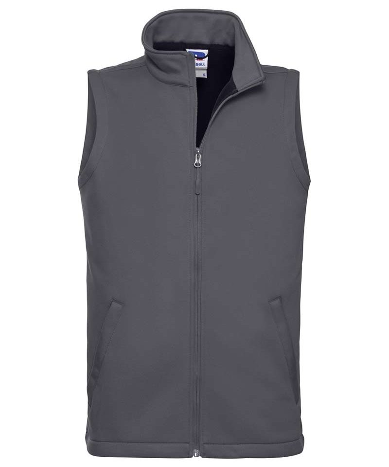 Giacca Uomo smanicata traspirante e resistente a vento e acqua due tasche con zip Russell JE041M 6 Giacca-Uomo-smanicata-traspirante-e-resistente-a-vento-e-acqua-due-tasche-con-zip-Russell-JE041M-grigio