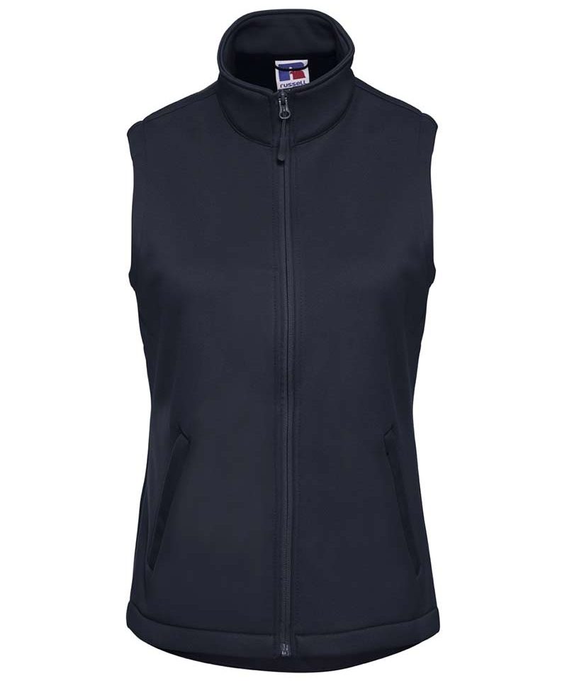 Giacca-donna-smanicata-traspirante-e-resistente-a-vento-e-acqua-due-tasche-con-zip-russell-je041f-blu-navy