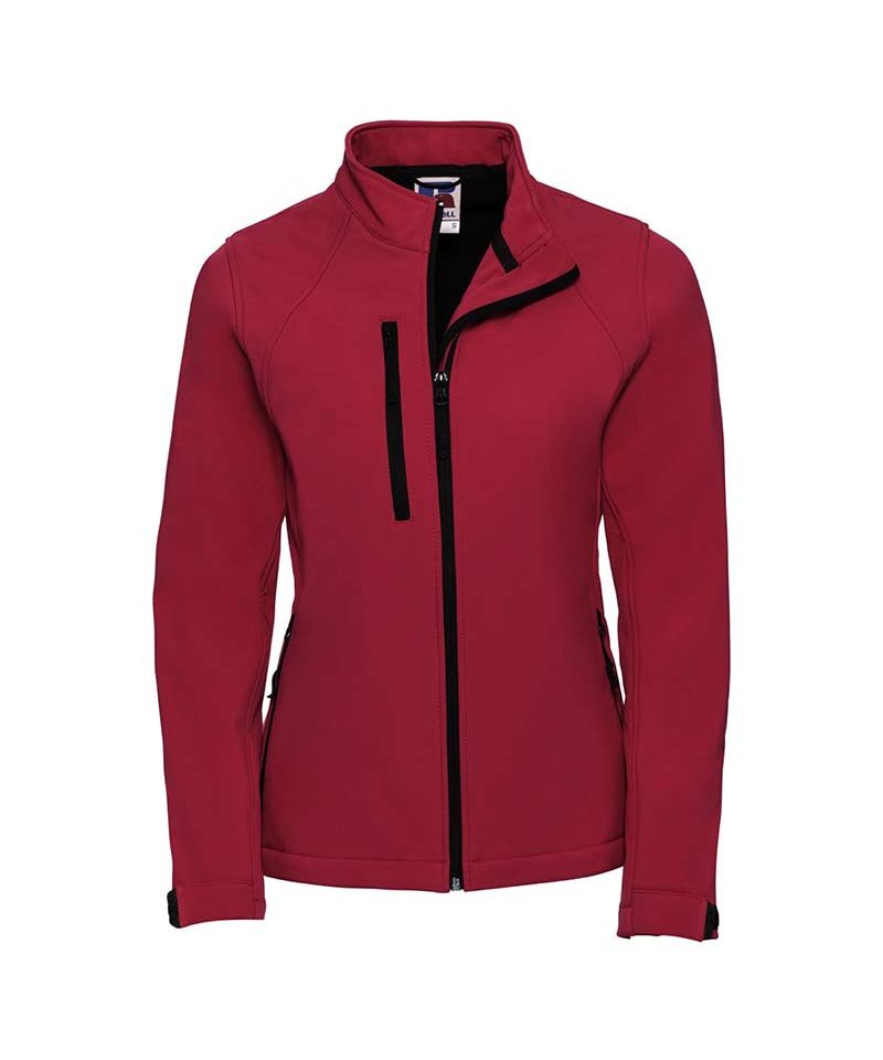 Giacca Donna tessuto 3 strati traspirante resistente a vento e acqua tasche laterali polsini regolabili Russell JE140F 5 Giacca-donna-tessuto-3-strati-traspirante-resistente-vento-acqua-Tasche-laterali-polsini-regolabili-russell-je140f-rosso