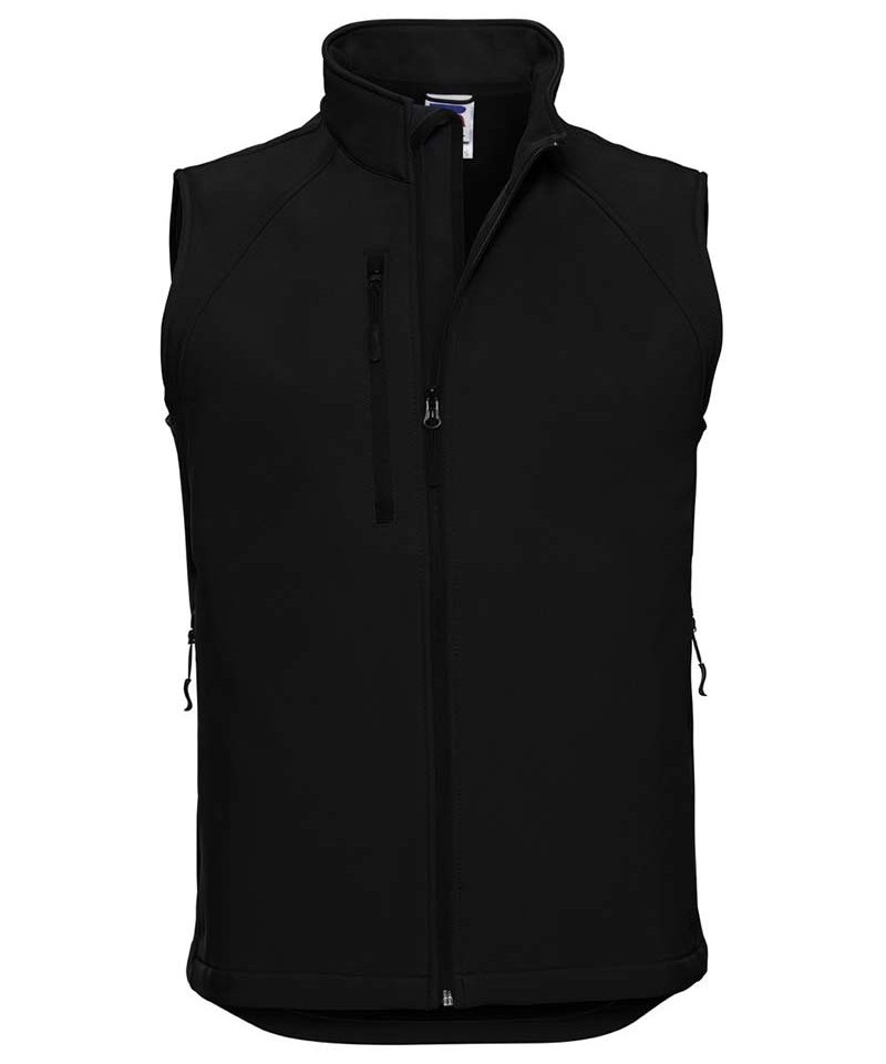 Giacca Uomo smanicata softshell traspirante resistente a vento e acqua Russell JE141M 6 Giacca-uomo-smanicata-softshell-traspirante-resistente-a-vento-e-acqua-russell-je141m-nero