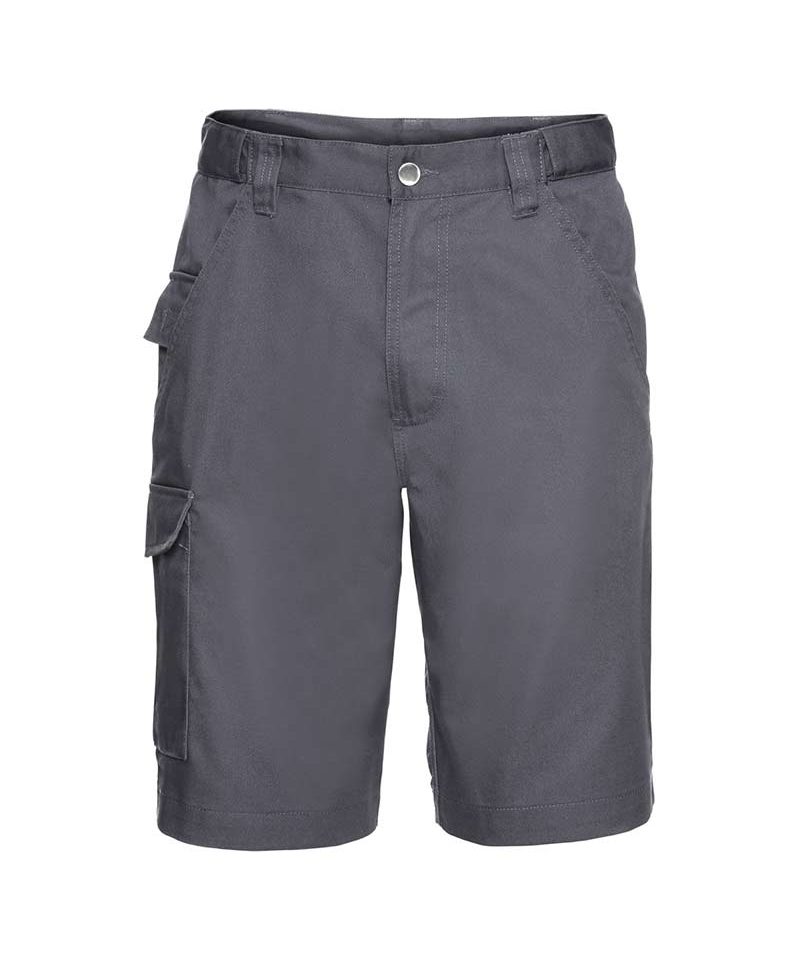 Pantaloni Uomo corti elastici in vita Russell JE002M grigio