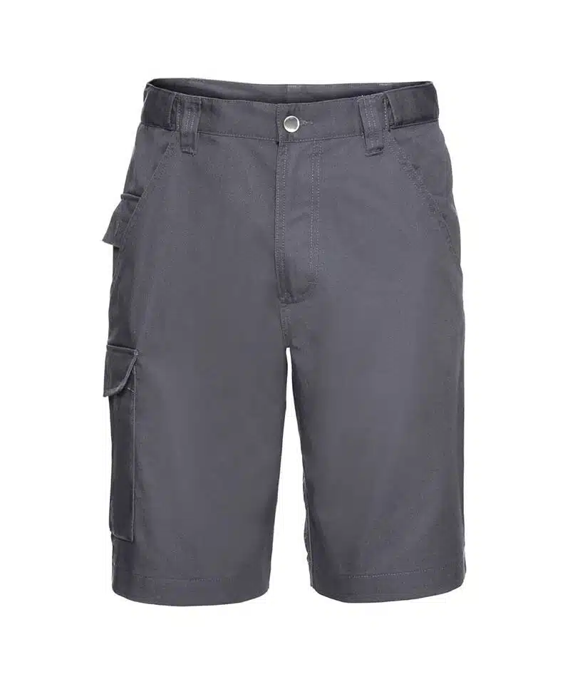 Pantaloni Uomo corti elastici in vita Russell JE002M grigio