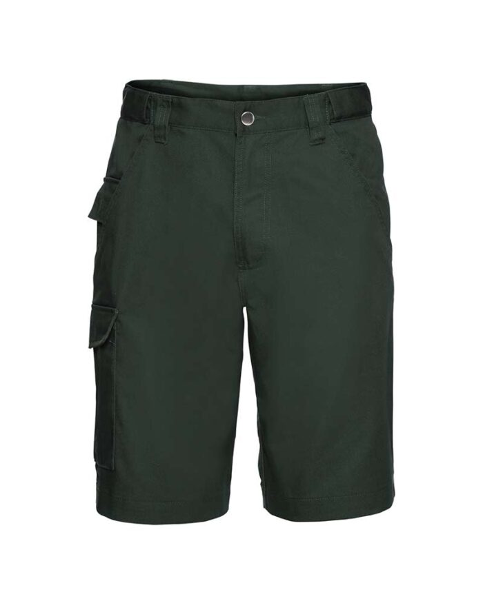 Pantaloni-Uomo-corti-elastici-in-vita-russell-je002m-verde-bottiglia