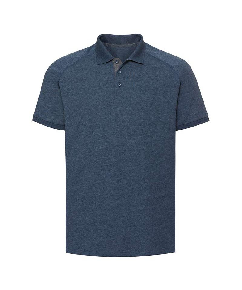 Polo Uomo cuciture abbottonatura in denim cuciture laterali Russell JE565M 12 Polo-uom-cuciture-abbottonatura-in-denim-cuciture-laterali-Russell-JE565M-blu-navy