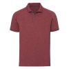 Polo Uomo cuciture abbottonatura in denim cuciture laterali Russell JE565M 1 Polo-uom-cuciture-abbottonatura-in-denim-cuciture-laterali-Russell-JE565M-rosso-mattone