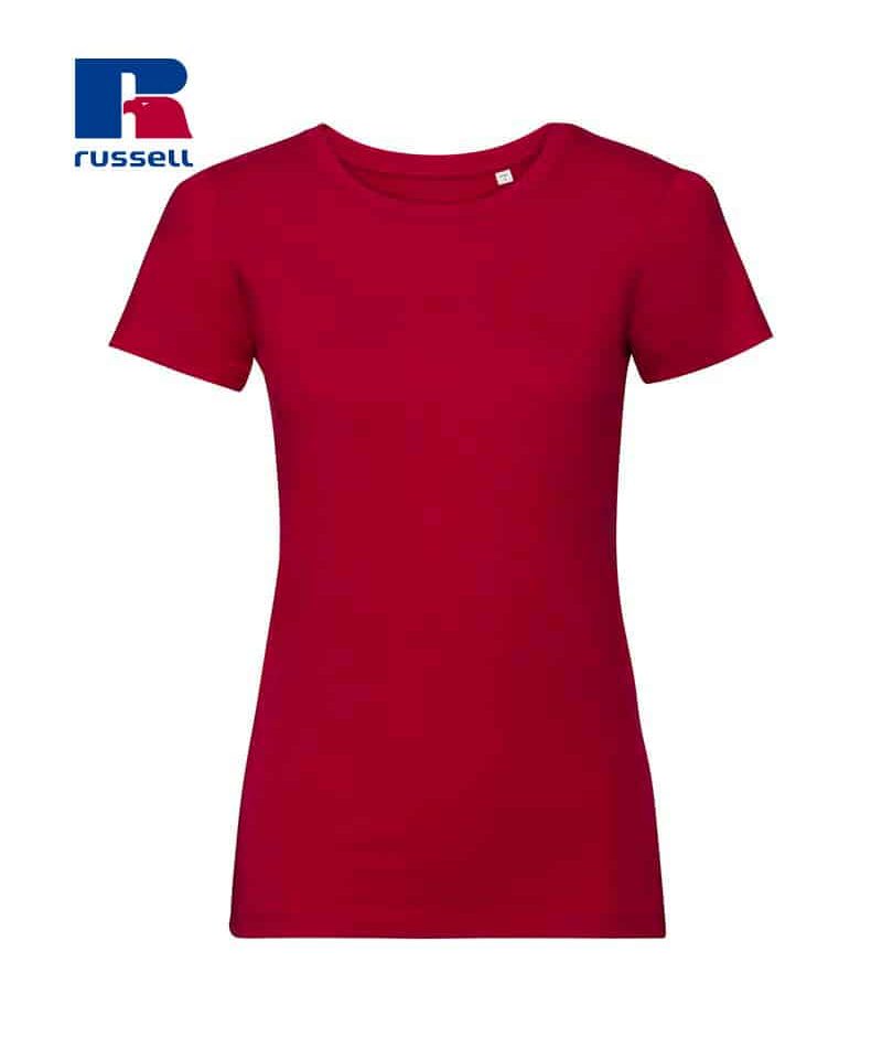 T-shirt-Donna-con-nastro-spalla-cotone-russell-je108f