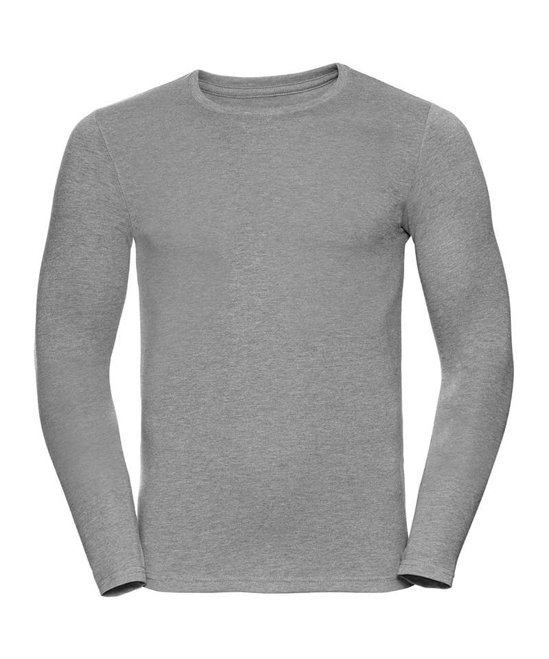 T-shirt Uomo manica lunga girocollo con costina sottile Russell JE167M 16 T-shirt-UOMO-manica-lunga-girocollo-con-costina--sottile-Russell-JE167M-grigio-argento