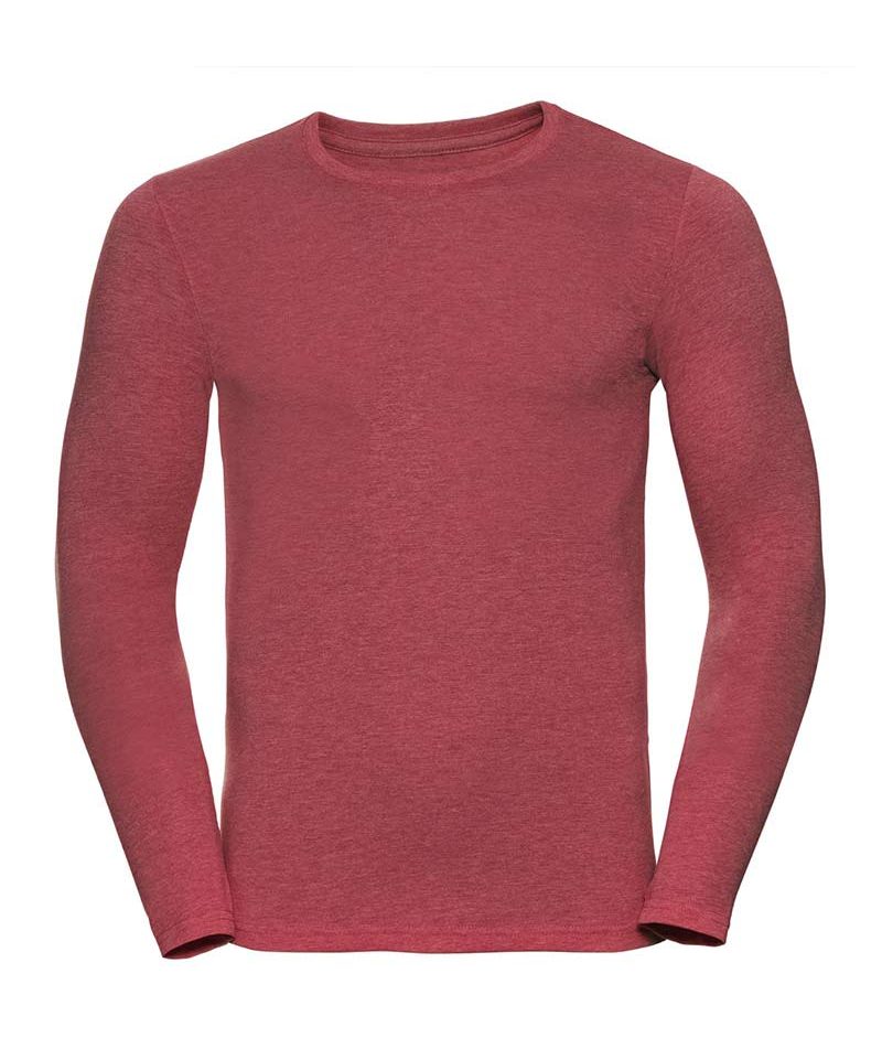 T-shirt Uomo manica lunga girocollo con costina sottile Russell JE167M 14 T-shirt-UOMO-manica-lunga-girocollo-con-costina--sottile-Russell-JE167M-rosso