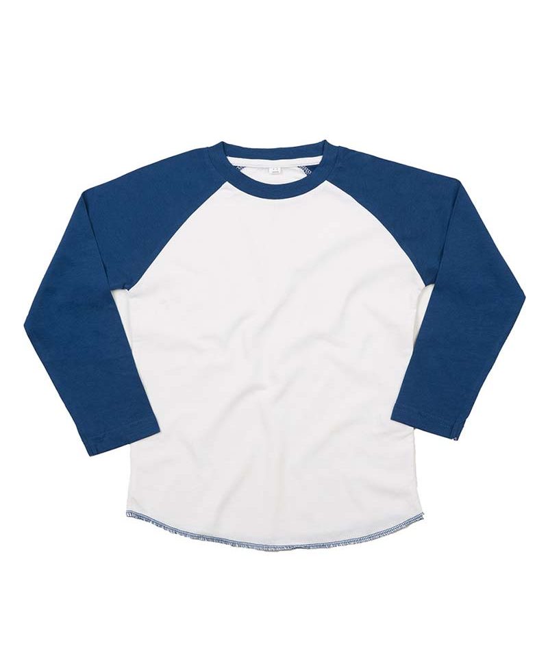 T-shirt bambino maniche lunghe raglan bicolore Mantis MAMK16 6 T-shirt-bambina-bambino-maniche-lunghe-raglan-bicolore-mantis-mamk16-bianco-blu-navy