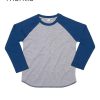 T-shirt bambino maniche lunghe raglan bicolore Mantis MAMK16 1 T-shirt bambino maniche lunghe raglan bicolore Mantis MAMK16
