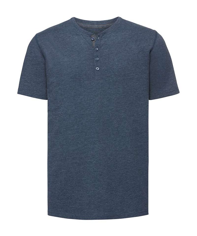 T-shirt da Uomo con cuciture decorative abbottonatura interna Russell JE168M 9 T-shirt-da-uomo-con-cuciture-decorative-abbottonatura-interna-Russell-JE168M-blu-navy