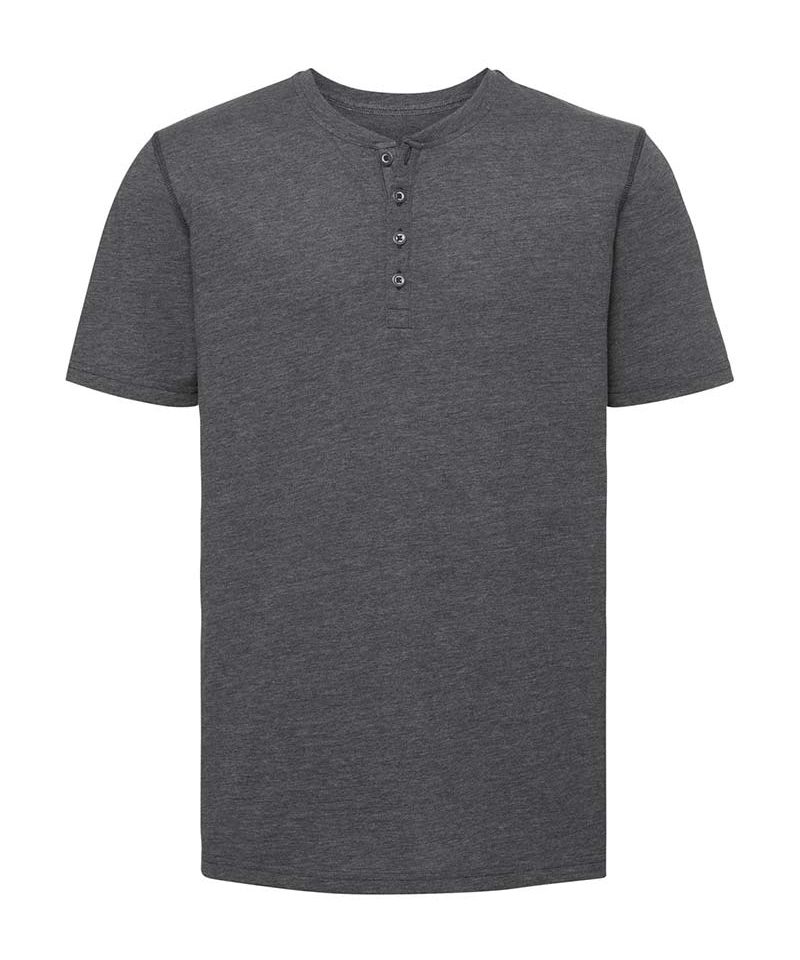 T-shirt da Uomo con cuciture decorative abbottonatura interna Russell JE168M 10 T-shirt-da-uomo-con-cuciture-decorative-abbottonatura-interna-Russell-JE168M-grigia