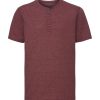 T-shirt da Uomo con cuciture decorative abbottonatura interna Russell JE168M 1 T-shirt-da-uomo-con-cuciture-decorative-abbottonatura-interna-Russell-JE168M-rosso-mattone