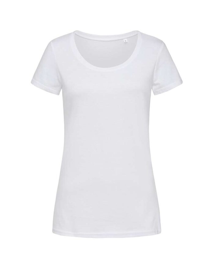 T-shirt-donna-girocollo-manica-corta-cotone-Nano-N1100-bianco