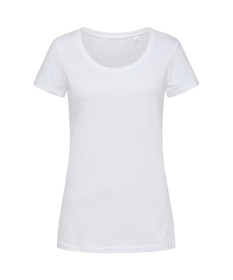 T-shirt-donna-girocollo-manica-corta-cotone-Nano-N1100-bianco