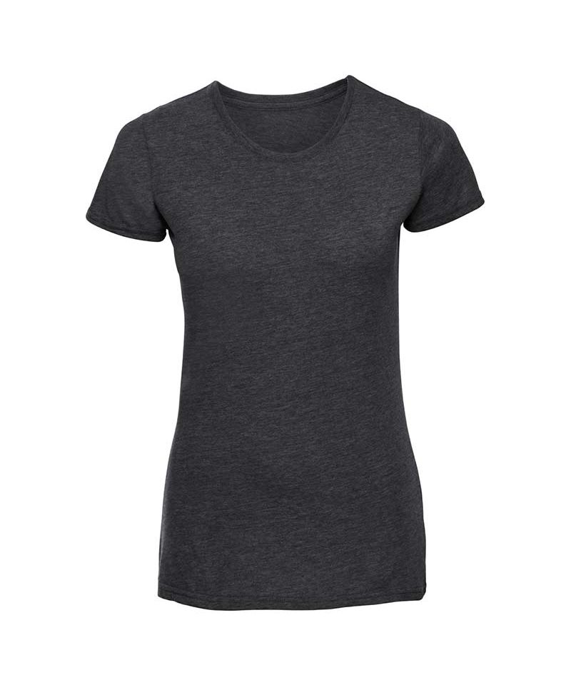 T-shirt Donna leggermente sfiancata manica corta personalizzabile con logo Russell JE165F 21 T-shirt-donna-leggermente-sfincata-manica-corta-personalizzabile-con-logo-Russell-JE165F-graffite