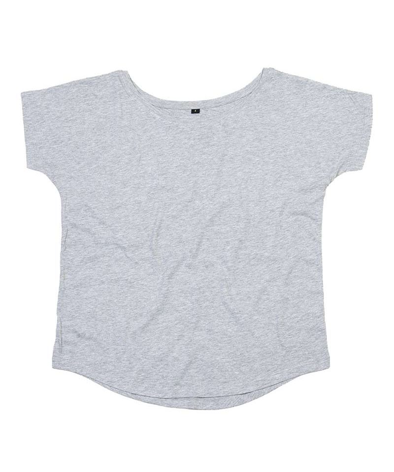 T-shirt donna manica corta girocollo profondo Mantis MAM91 14 T-shirt-donna-manica-corta-girocollo-profondo-Mantis-mam91-grigio-melange-chiaro