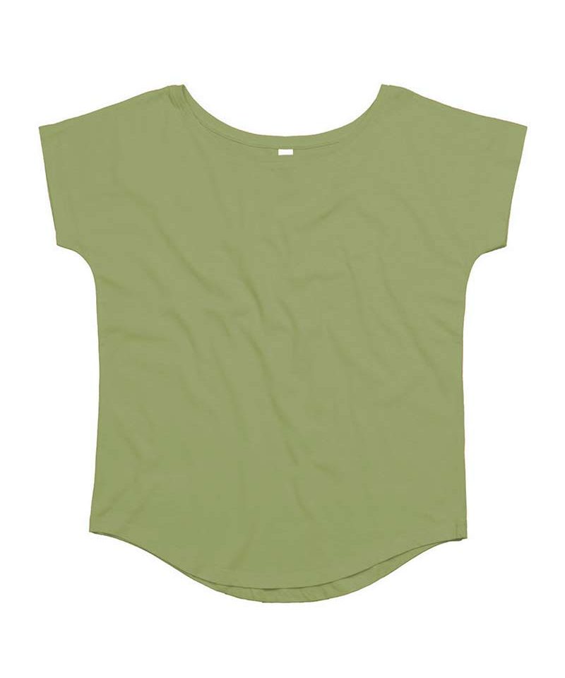 T-shirt donna manica corta girocollo profondo Mantis MAM91 11 T-shirt-donna-manica-corta-girocollo-profondo-Mantis-mam91-verde-oliva