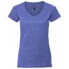 T-shirt Donna manica corta scollo a V Russell JE166F 1 T-shirt-manica-corta-scollo-a-V-Russell-je166f-azzurro