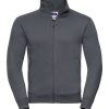 Felpa Uomo con cerniera zip in metallo Russell JE267M 1 felpa-Uomo-con-cerniera-zip-in-metallo-Russell-JE267M-grigio-scuro