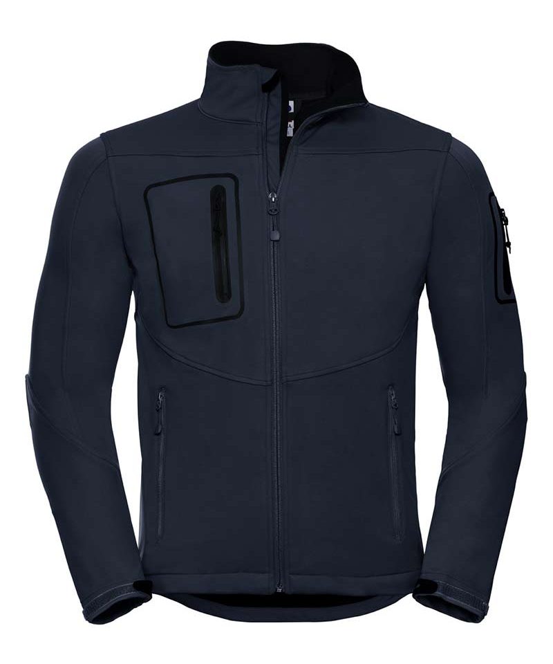 Giacca Uomo morbida al tatto impermeabile traspirante tessuto elastico RUSSELL JE520M 7 giacca-uomo-morbida-al-tatto-impermeabile-traspirante-tessuto-elastico-russell-je520m-blu-navy