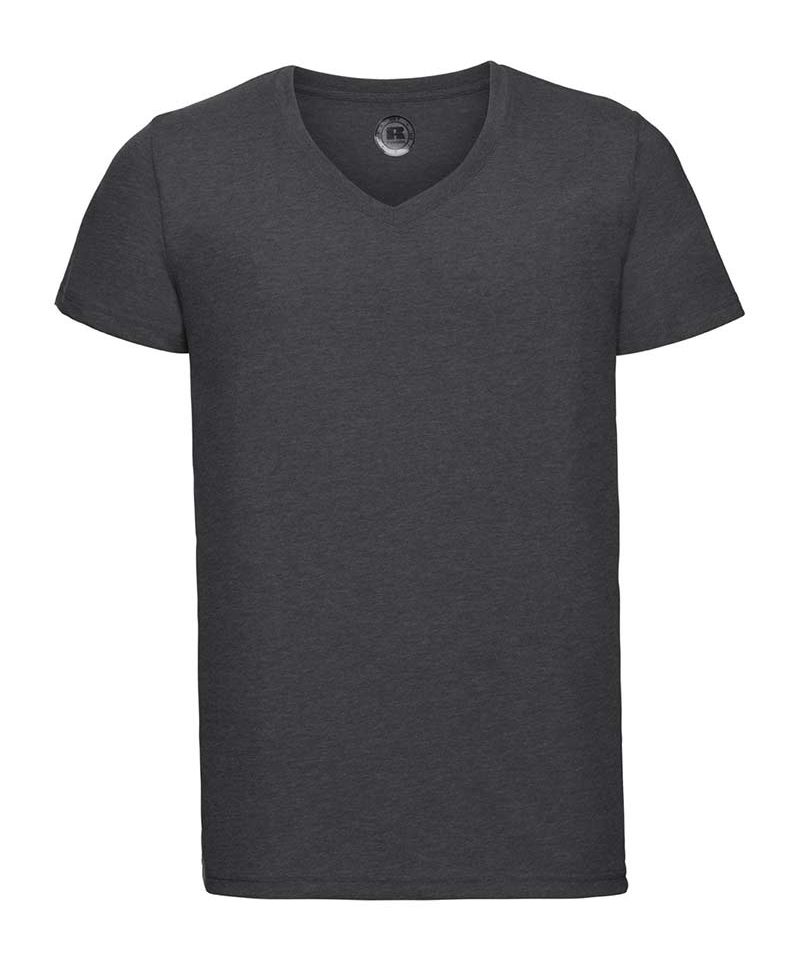 T-shirt Uomo manica corta scollo a V Russell JE166M 16 t-shirt-uomo-manica-corta-scollo-a-v-russell-je166m-grigio-grafite