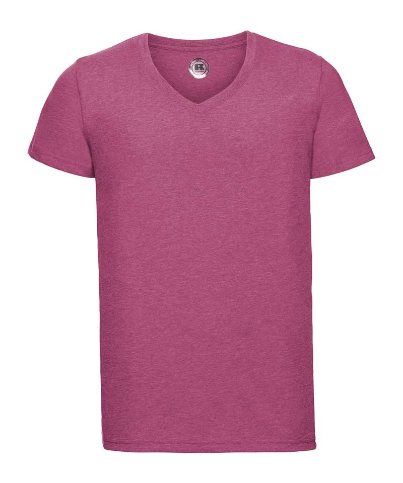 T-shirt Uomo manica corta scollo a V Russell JE166M 12 t-shirt-uomo-manica-corta-scollo-a-v-russell-je166m-rossa