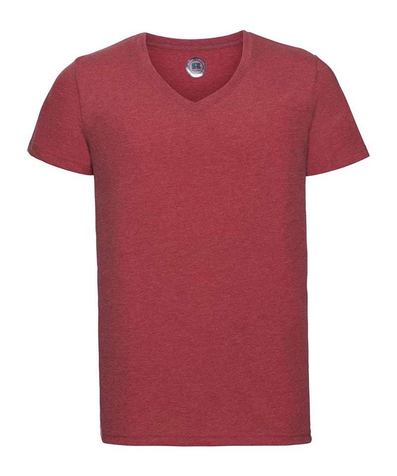 T-shirt Uomo manica corta scollo a V Russell JE166M 13 t-shirt-uomo-manica-corta-scollo-a-v-russell-je166m-rosso
