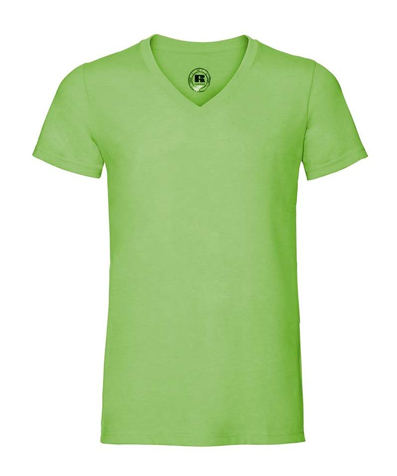T-shirt Uomo manica corta scollo a V Russell JE166M 15 t-shirt-uomo-manica-corta-scollo-a-v-russell-je166m-verde-mela