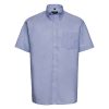 Camicia Uomo collo botton down tasca lato cuore maniche corte Russell JE933M 2 Camicia-Uomo-collo-botton-down-tasca-lato-cuore-maniche-corte-Russell-JE933M-azzurro-cielo
