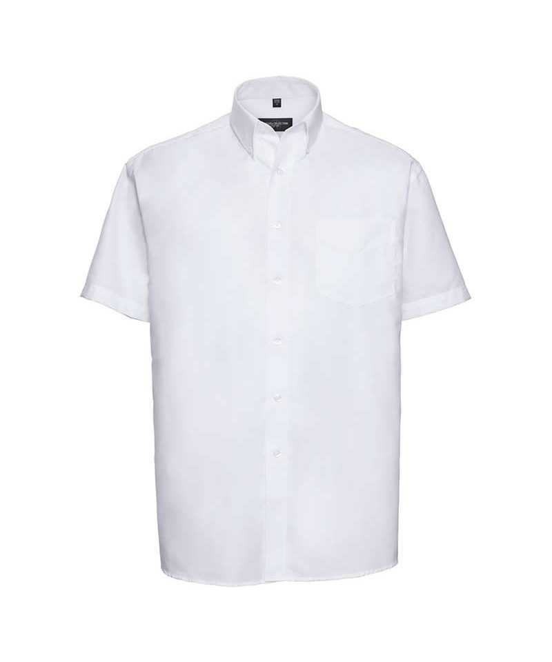 Camicia Uomo collo botton down tasca lato cuore maniche corte Russell JE933M 11 Camicia-Uomo-collo-botton-down-tasca-lato-cuore-maniche-corte-Russell-JE933M-bianca
