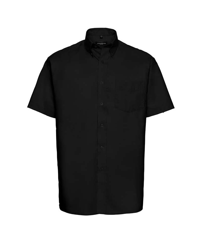 Camicia Uomo collo botton down tasca lato cuore maniche corte Russell JE933M 13 Camicia-Uomo-collo-botton-down-tasca-lato-cuore-maniche-corte-Russell-JE933M-nera
