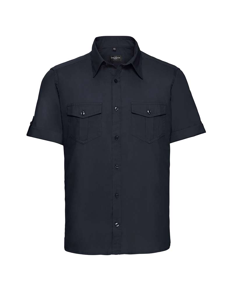 Camicia Uomo manica con risvolto arrotolabile Russel JE919M 7 Camicia-Uomo-manica-con-risvolto-arrotolabile-Russel-JE919M-blu-navy