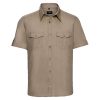 Camicia Uomo manica con risvolto arrotolabile Russel JE919M 2 Camicia-Uomo-manica-con-risvolto-arrotolabile-Russel-JE919M-sabbia