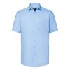 Camicia Uomo maniche corte raffinat look chambray Russell JE973M 1 Camicia-Uomo-maniche-corte-raffinat-look-chambray-Russell-JE973M-azzurra-cielo
