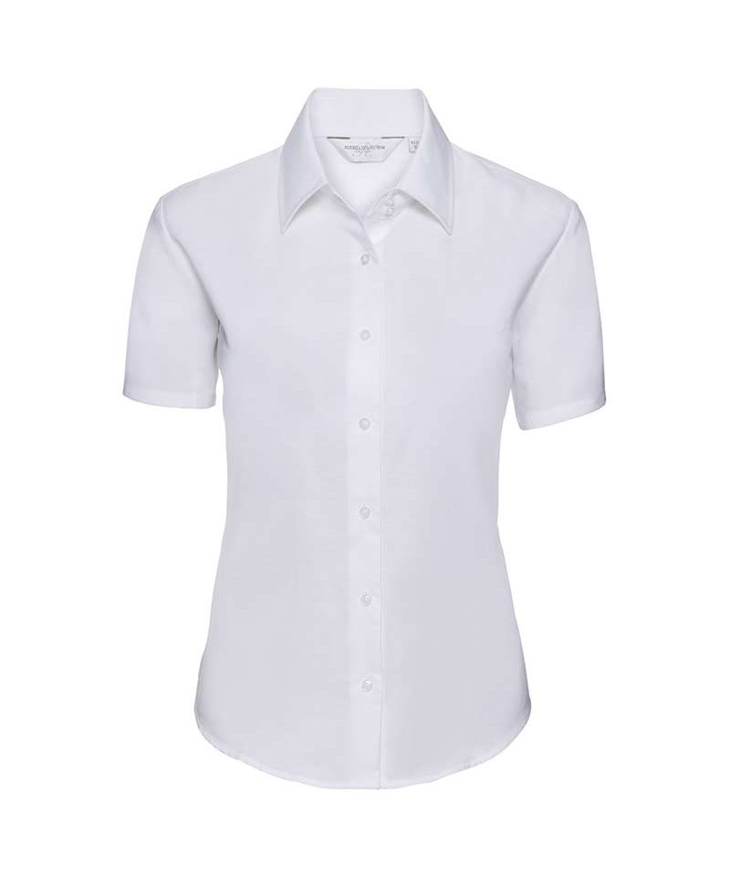 Camicia Donna con pince perfetta vestibilità maniche corte Russell JE933F 14 Camicia-donna-con-pince-perfetta-vestibilità-maniche-corte-Russell-JE933F-bianco